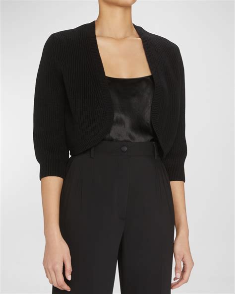 Michael Kors Collection Cashmere Cropped Shrug 